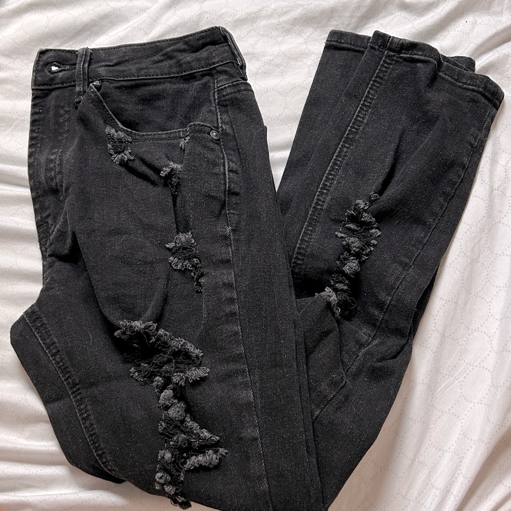 Almost Famous Size 1 Ripper Mom Jeans